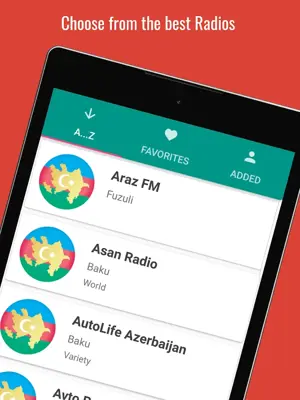 Radio Azerbaijan PRO Music News Sports android App screenshot 9