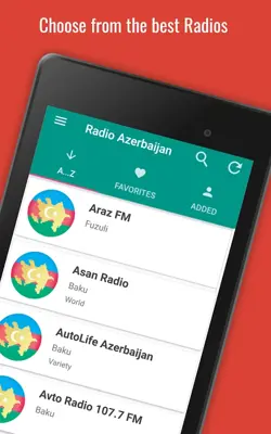 Radio Azerbaijan PRO Music News Sports android App screenshot 4